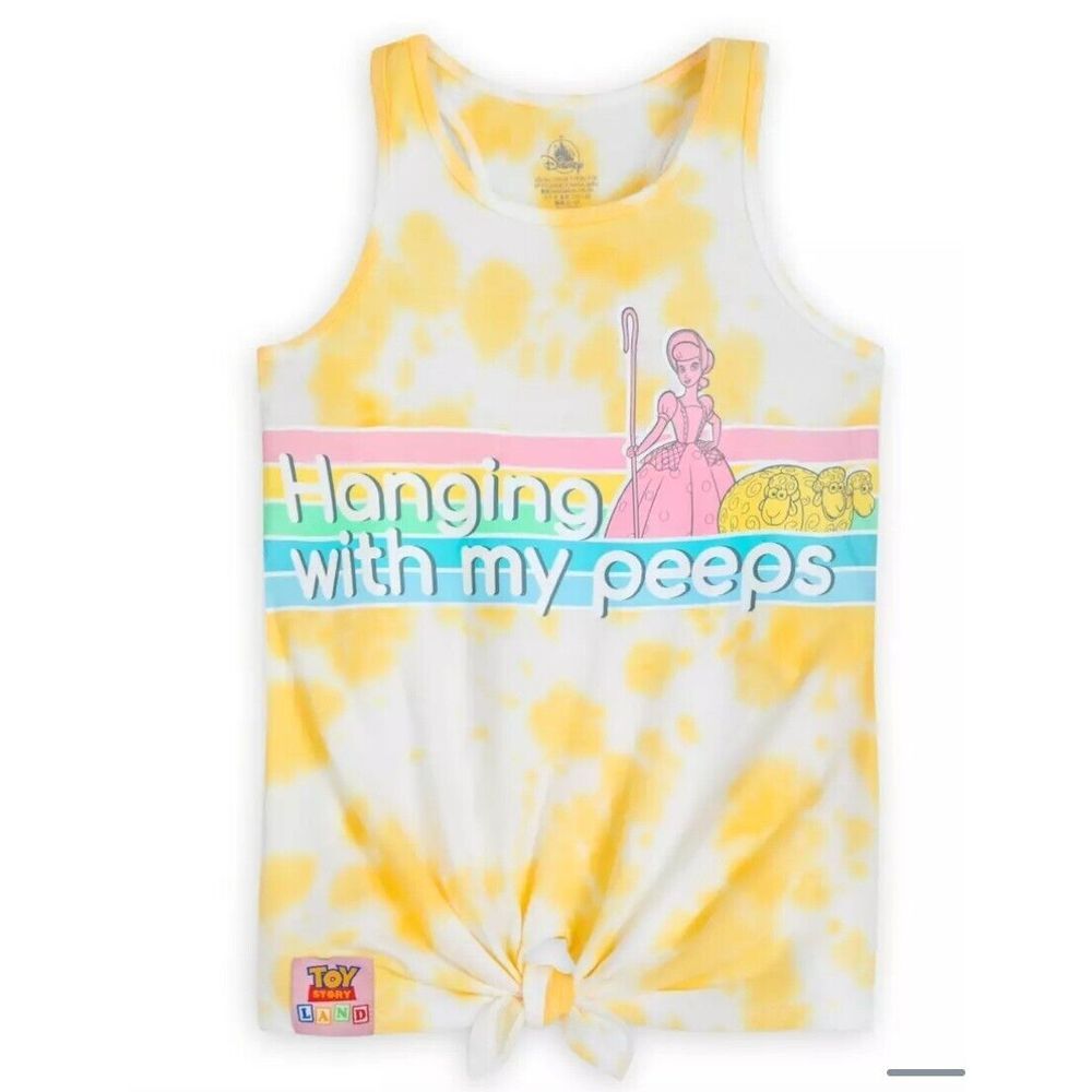 Disney Toy Story Peep Tie Dye Tank Top for Girls "DISNEY STORE " ‎ Size 7/8